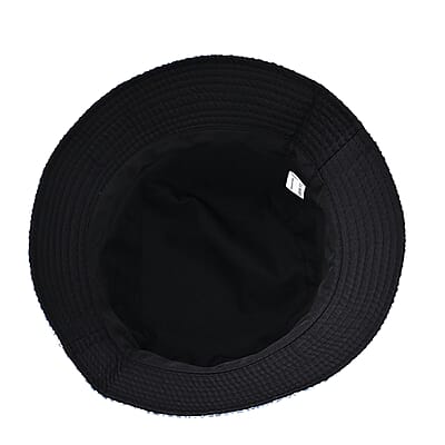 La Marey Green Silk Set of Scarf and Bucket Hat