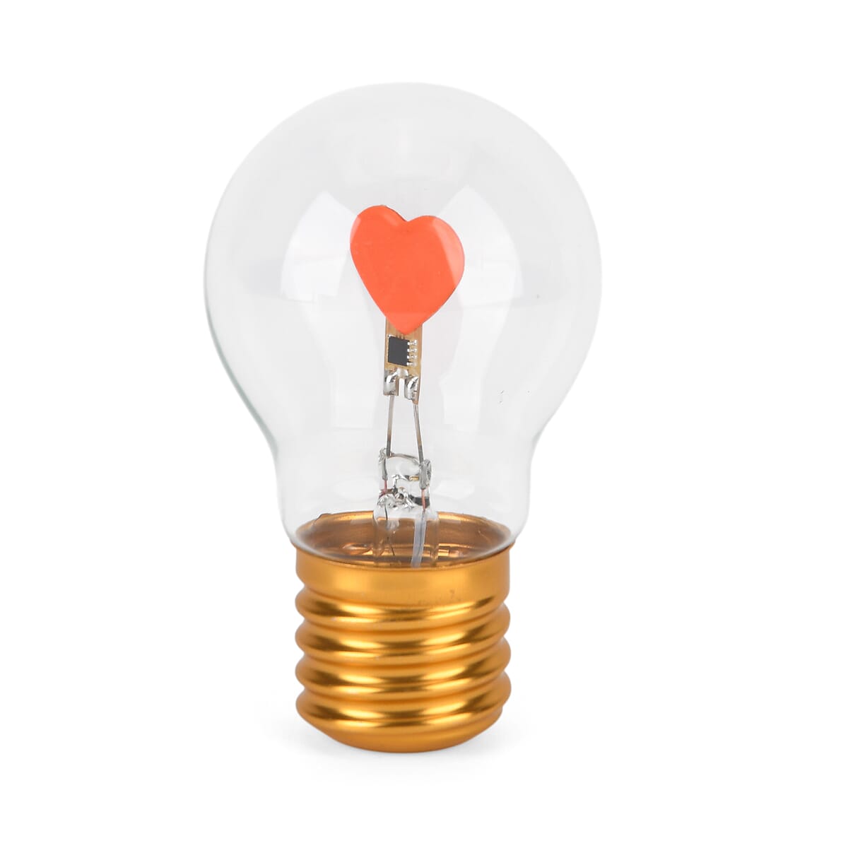 Livmore Heart Pink Rechargeable Decorative LED Light Bulb image number 2