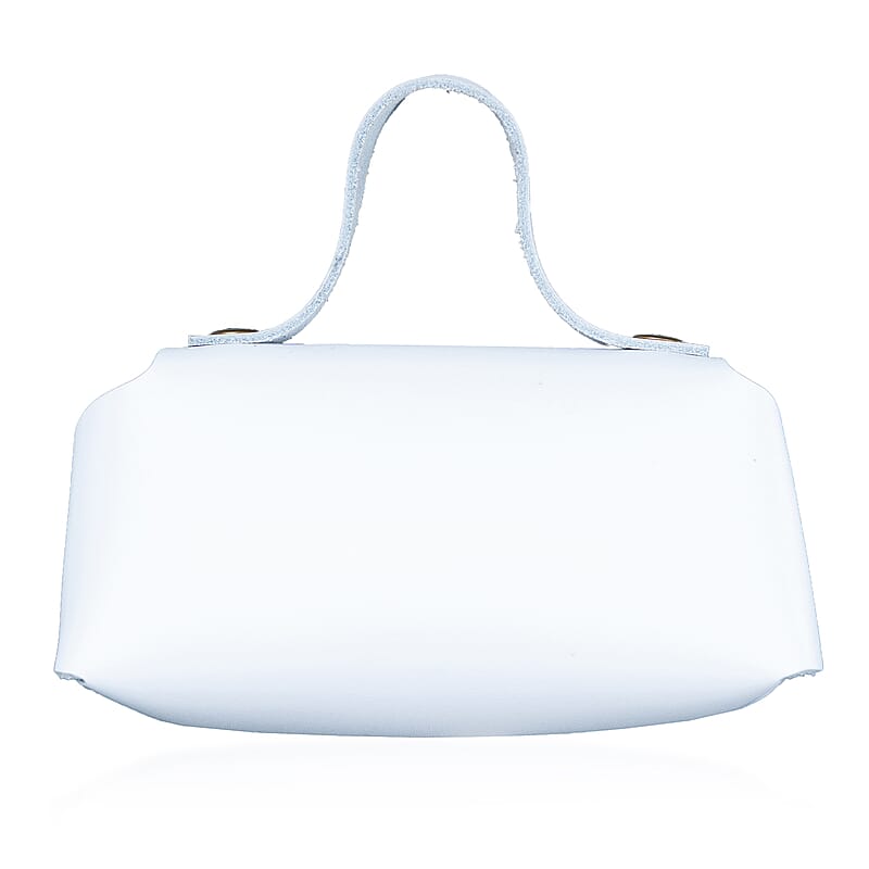 Commemorative Edition, 250th Anniversary of Independence Day Passage White Genuine Leather Earbud Purse Keychain