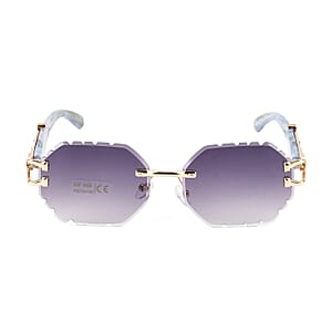 Livmore Gray UV400 Temple Design Sunglasses 