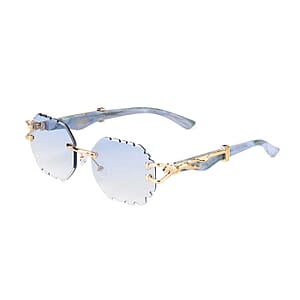 Livmore Blue UV400 Temple Design Sunglasses 