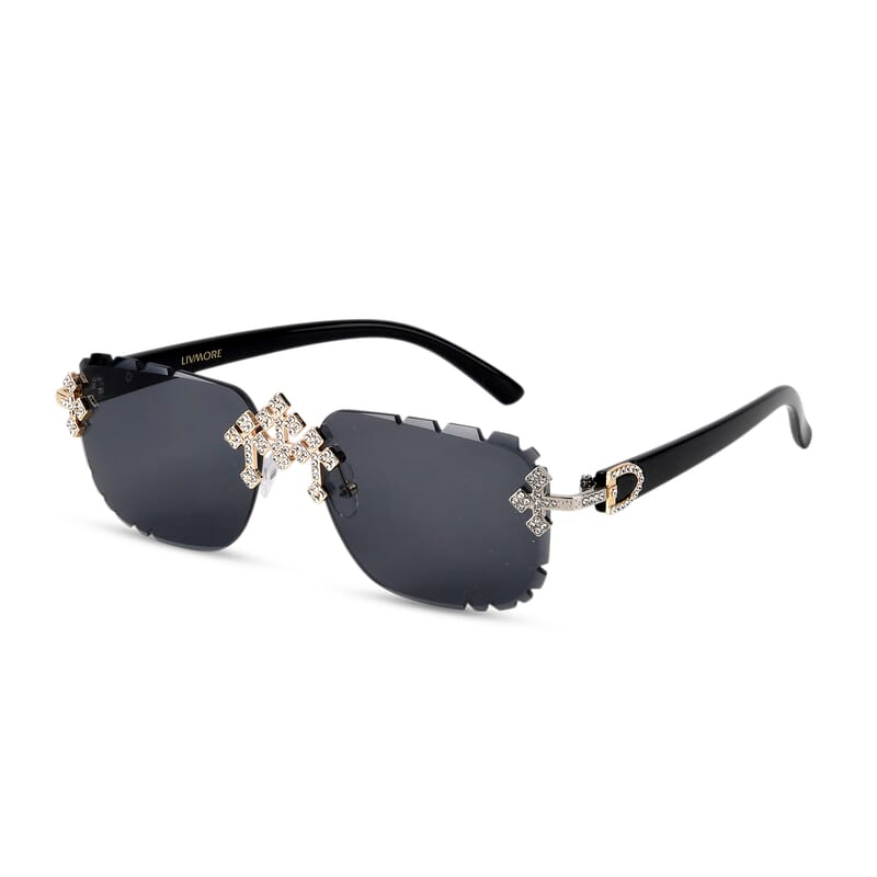 Livmore UV400 Sunglasses with Frame - Black