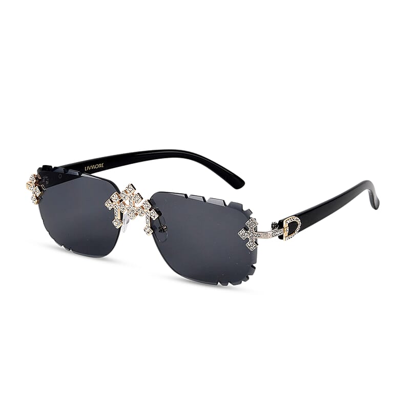 Livmore UV400 Sunglasses with Frame - Black