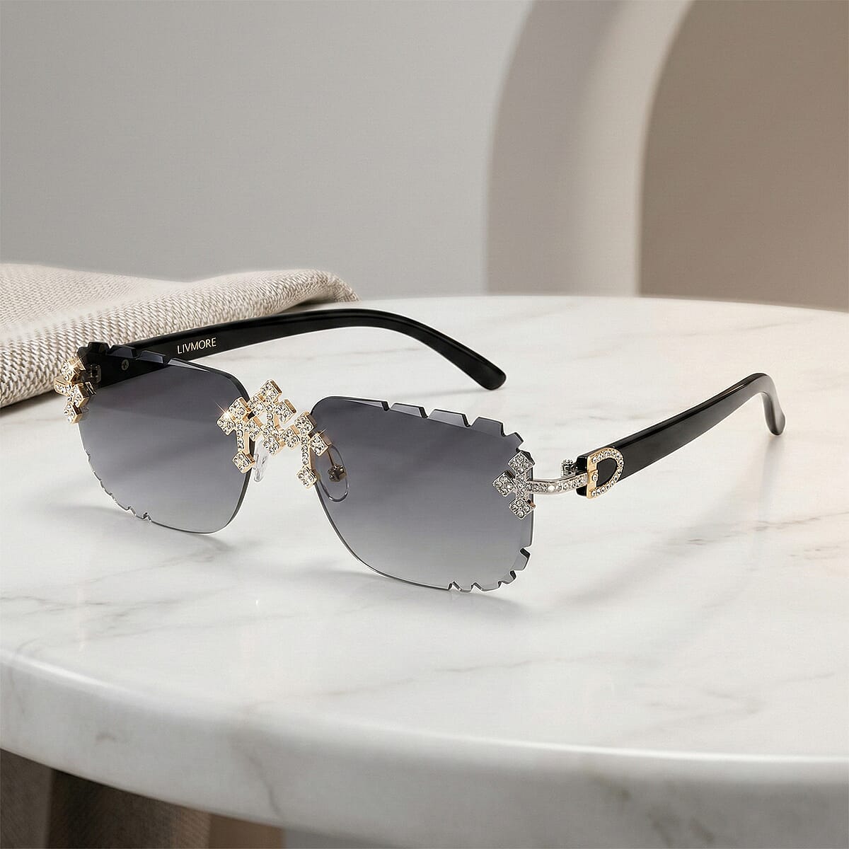 Livmore UV400 Sunglasses with Frame - Black image number 1