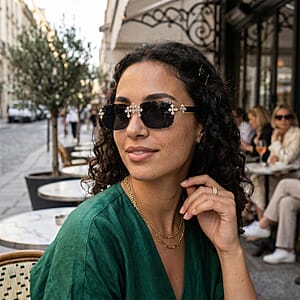 Livmore UV400 Sunglasses with Frame - Black