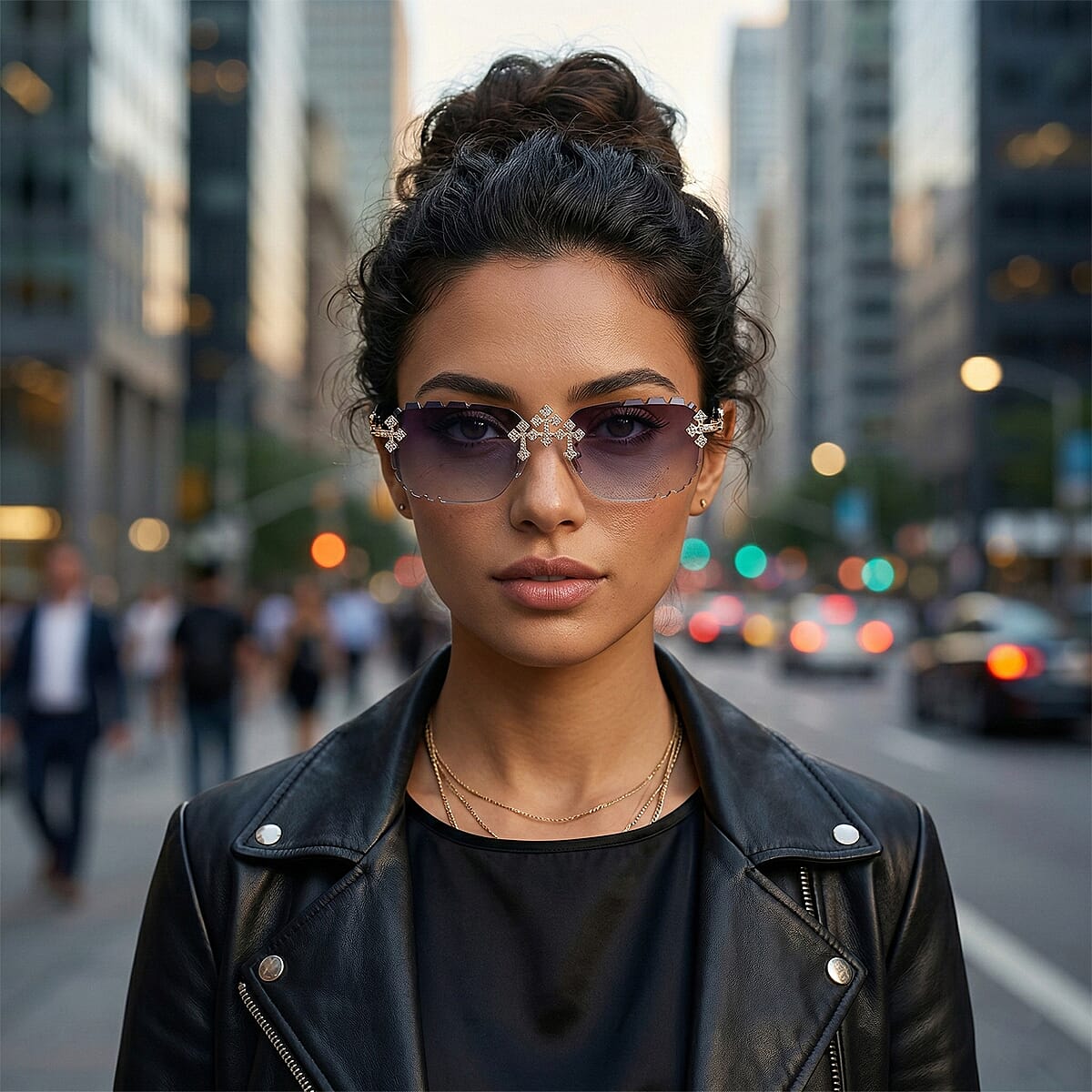 Livmore UV400 Sunglasses with Frame - Gray image number 2