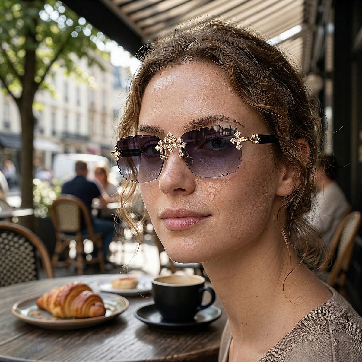 Livmore UV400 Sunglasses with Frame - Gray image number 3