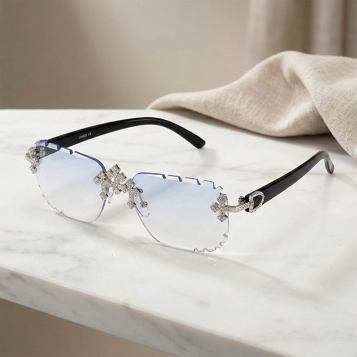 Livmore UV400 Sunglasses with Frame - Blue image number 1