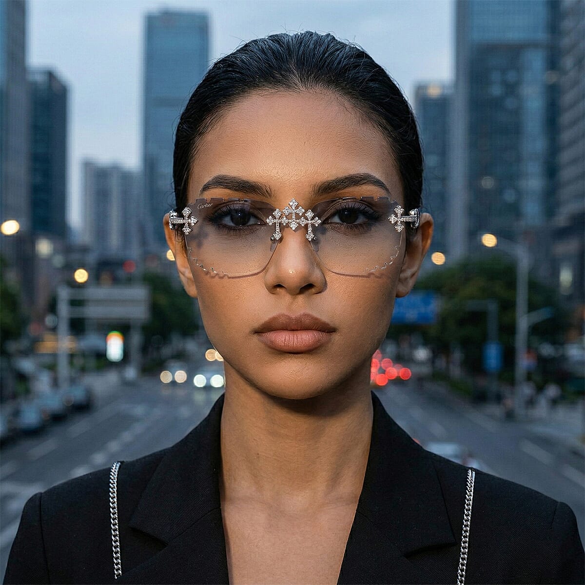 Livmore UV400 Sunglasses with Frame - Blue image number 2