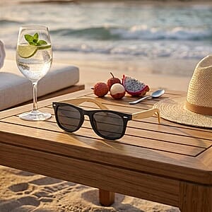 Livmore Black UV400 Sunglasses with Case
