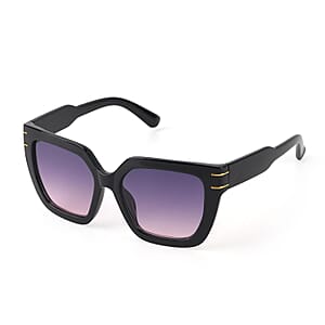 Black UV400 Sunglasses with Case
