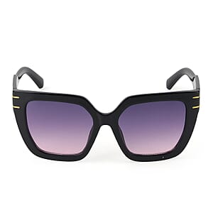 Black UV400 Sunglasses with Case