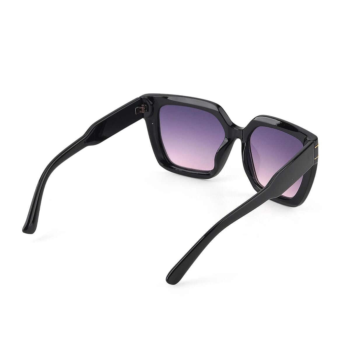 Black UV400 Sunglasses with Case image number 4