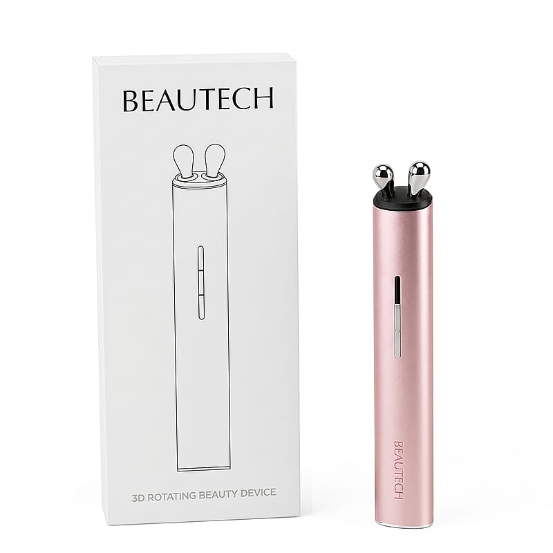 BEAUTECH 4-in1 Rotating Facial Beauty Wand with 7 Color Lights & EMS (Lifetime Warranty)
