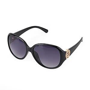 Black UV400 Sunglasses with Case