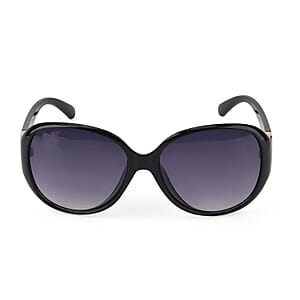Black UV400 Sunglasses with Case