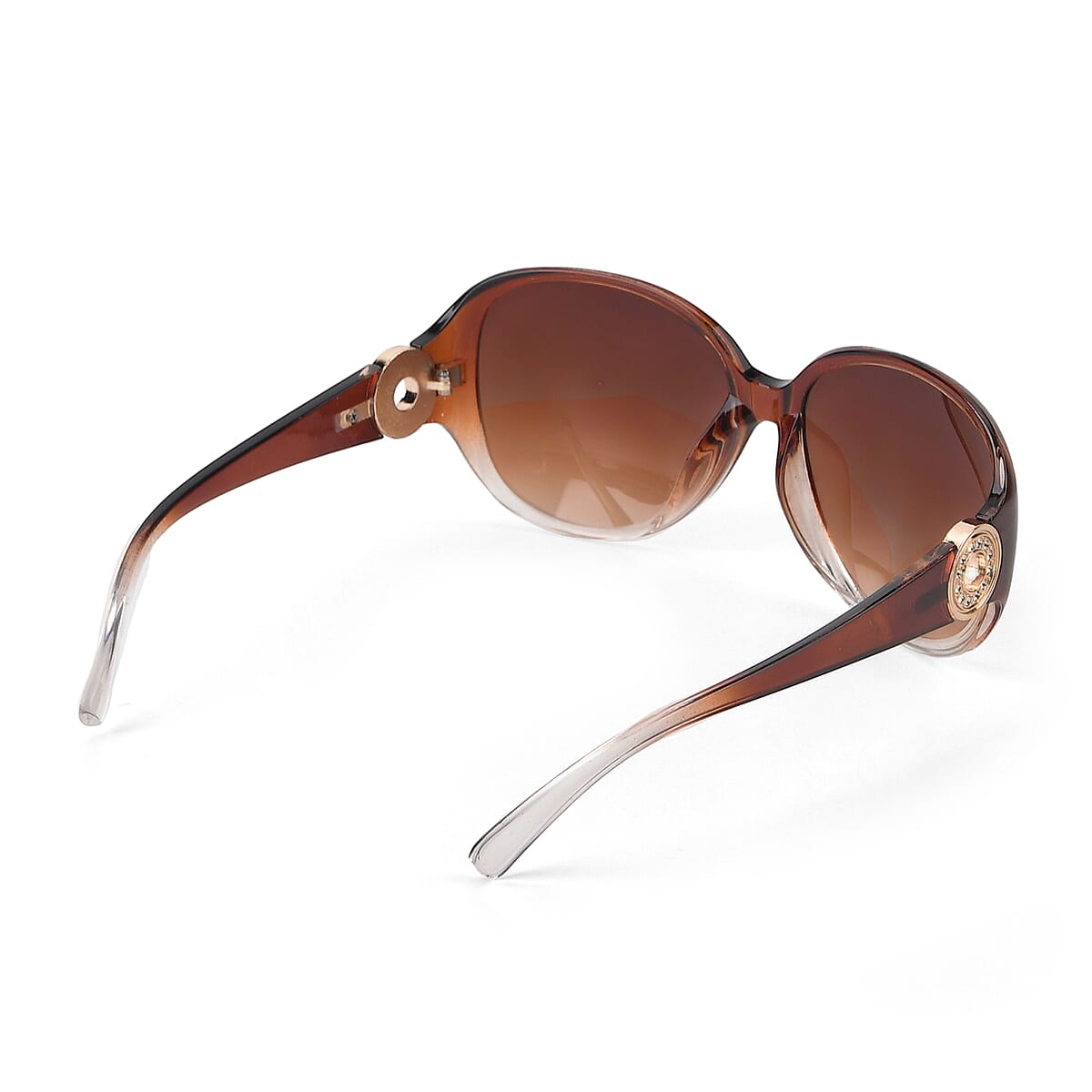 Brown UV400 Sunglasses with Case image number 4