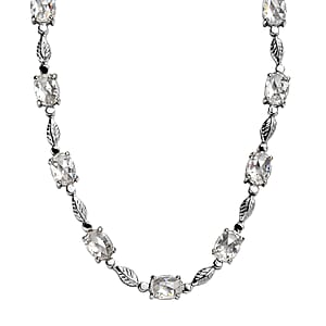 EverTrue Simulated Diamond Necklace in Stainless Steel 20 Inches 