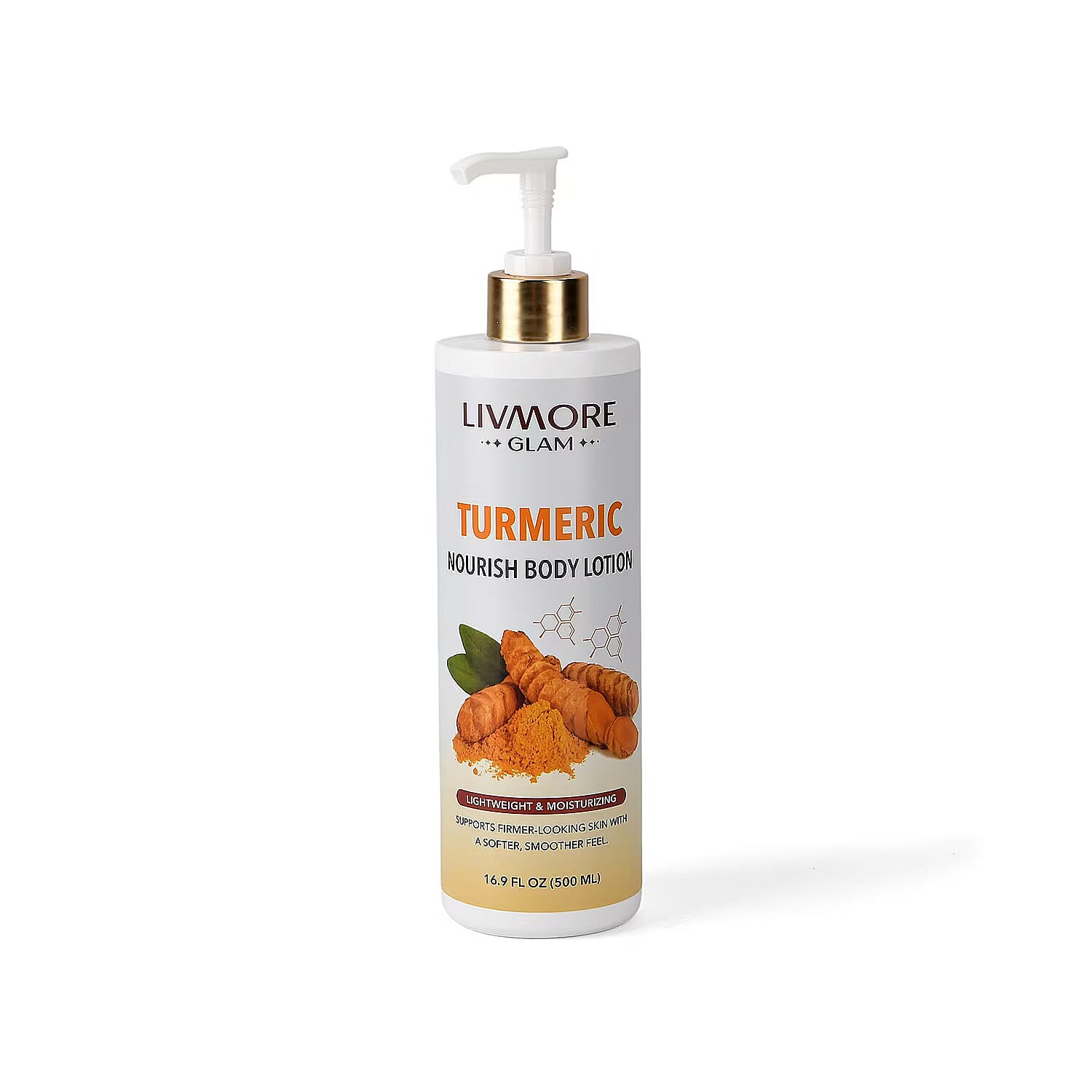Livmore Turmeric Moisturizing the Skin Body Lotion - White