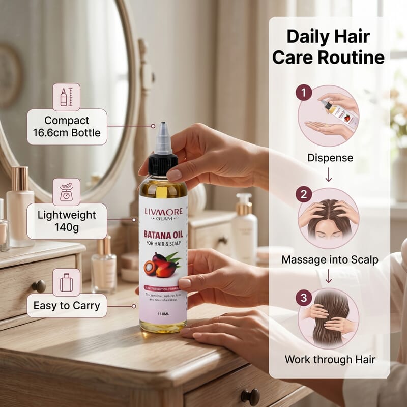 Livmore Hair Care Batana Oil - Green