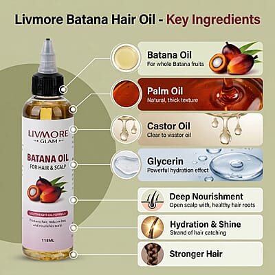 Livmore Hair Care Batana Oil - Green