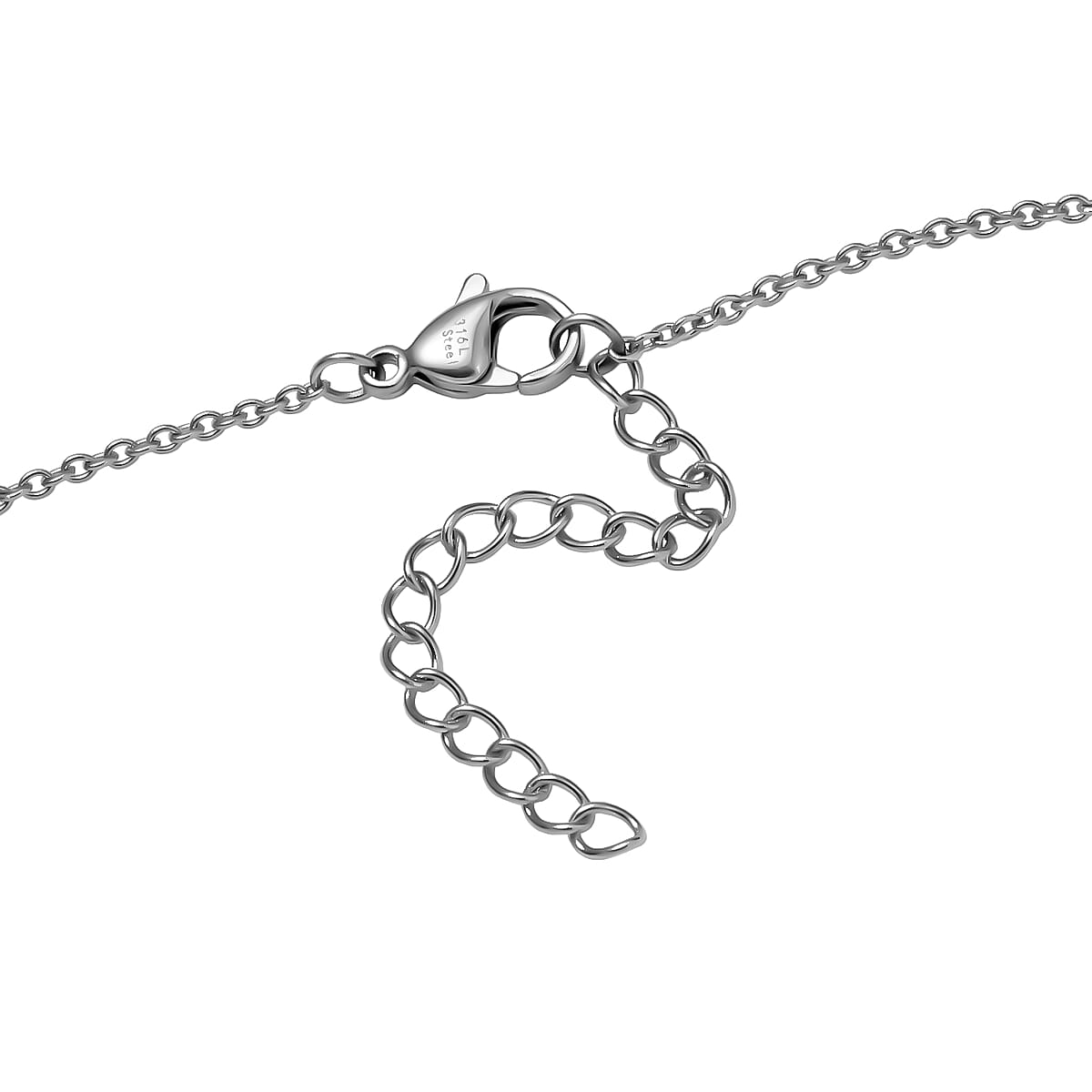 EverTrue Kunzite and African Amethyst 23.10 ctw Necklace (18-20 Inches) in Platinum Bond image number 3