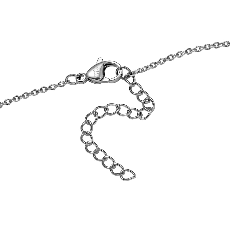 EverTrue Kunzite and African Amethyst 23.10 ctw Celestial Aura Necklace (18-20 Inches) in Platinum Bond