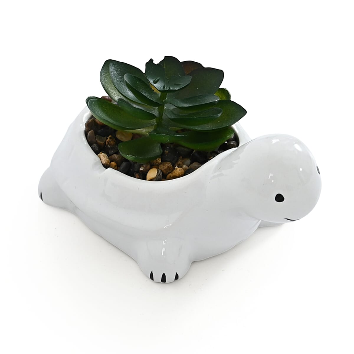 Livmore Artificial Sheep and Tortoise Succulent Set of 2 Flower Pot image number 3
