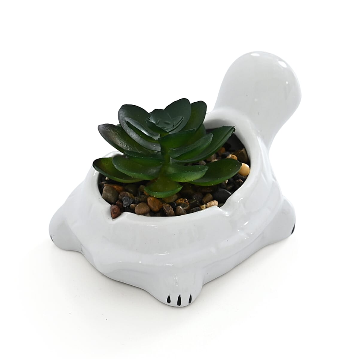 Livmore Artificial Sheep and Tortoise Succulent Set of 2 Flower Pot image number 4