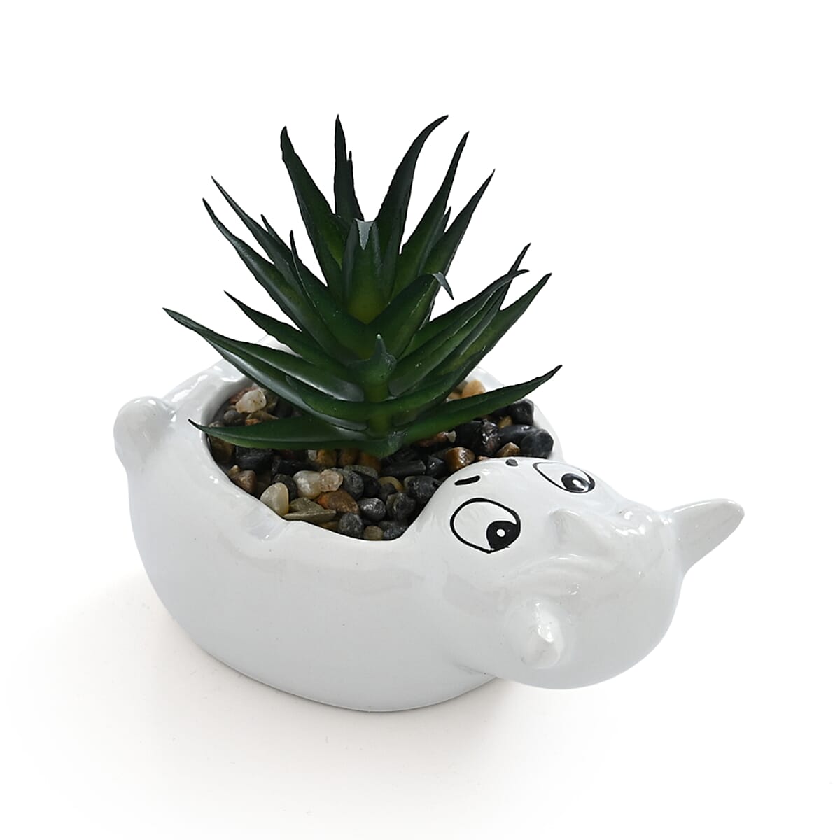 Livmore Artificial Goat and Pig Succulent Set of 2 Flower Pot image number 5