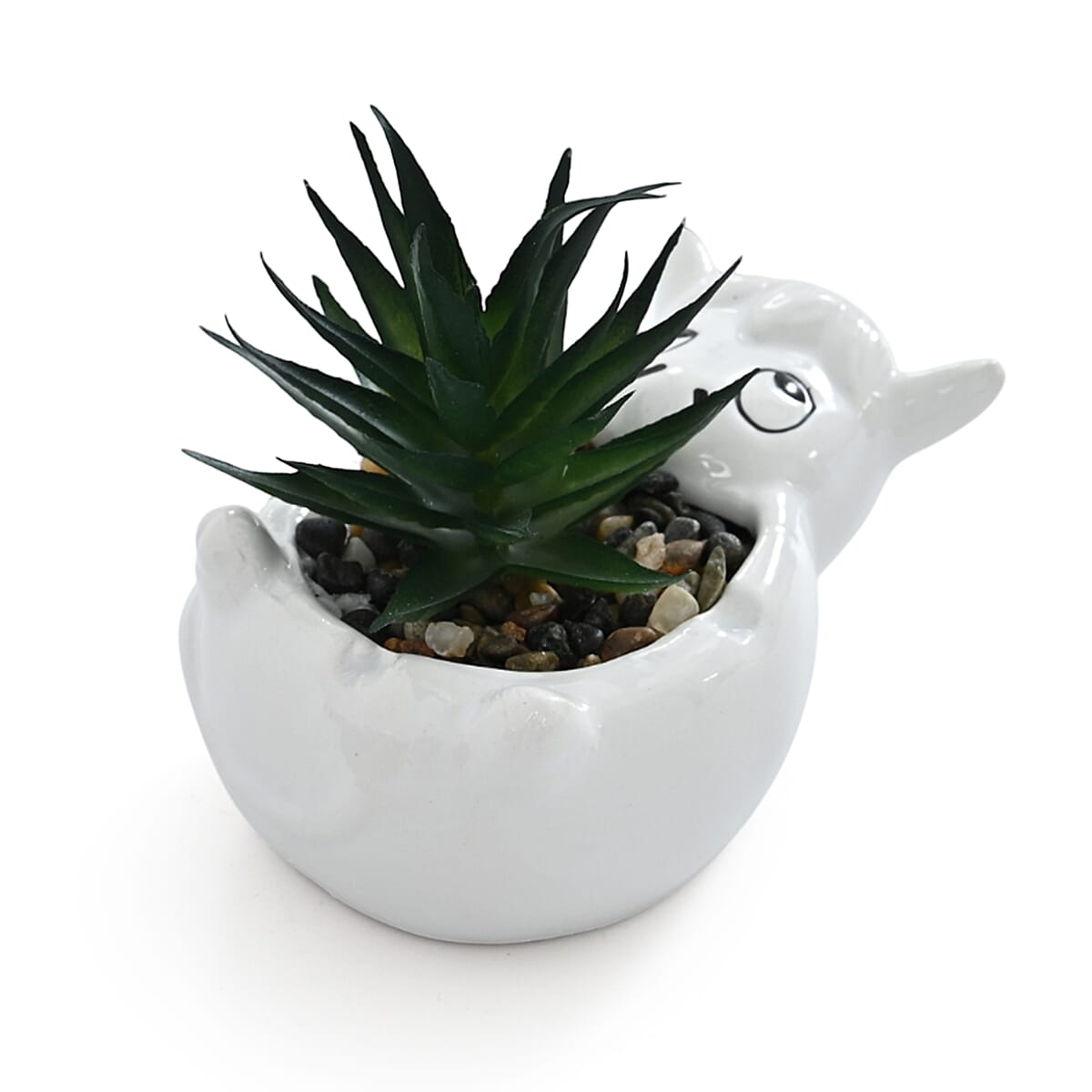 Livmore Artificial Goat and Pig Succulent Set of 2 Flower Pot image number 6