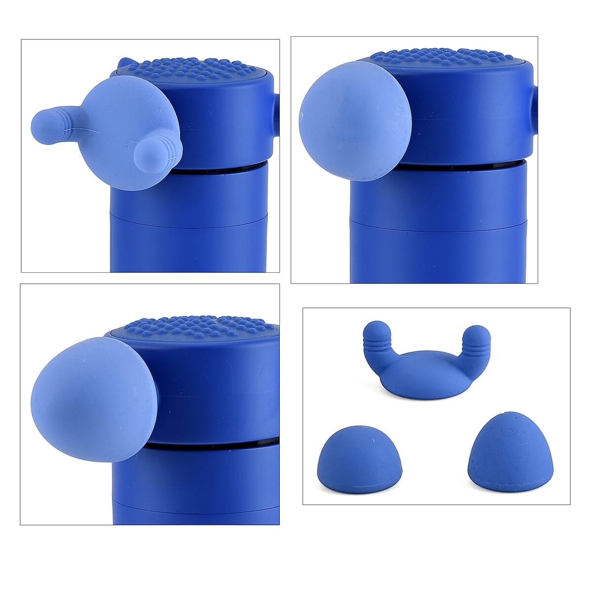 Livmore Blue Portable Massage Gun with 3 Massage Heads image number 6