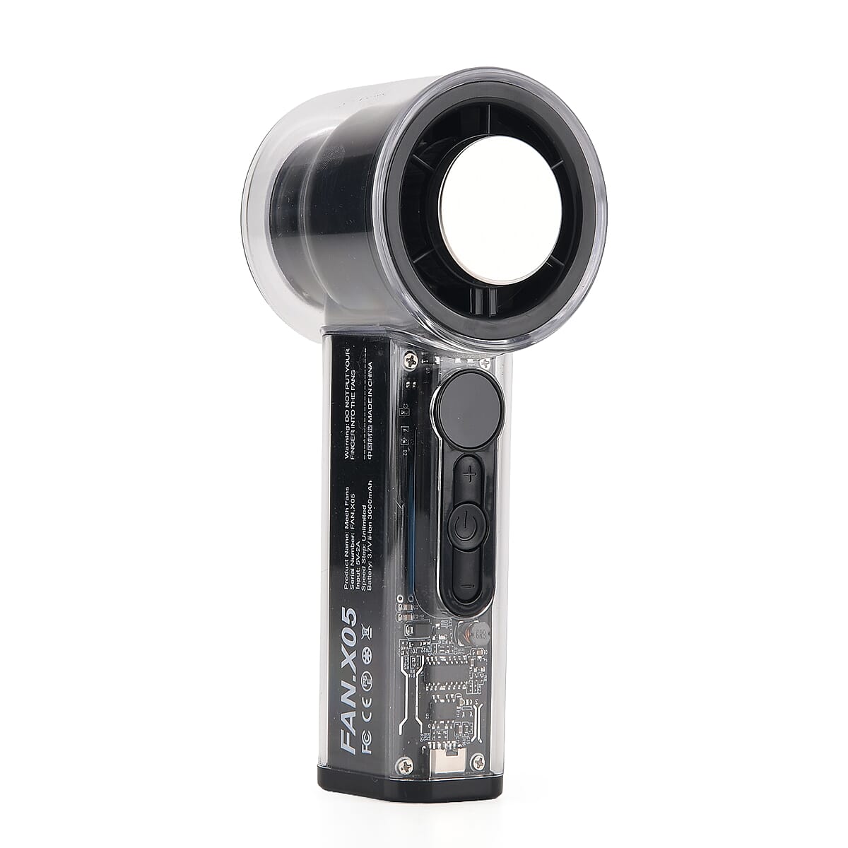 Livmore Black and Blue 1200mAh Battery Fan and Neck Cooler Set image number 1