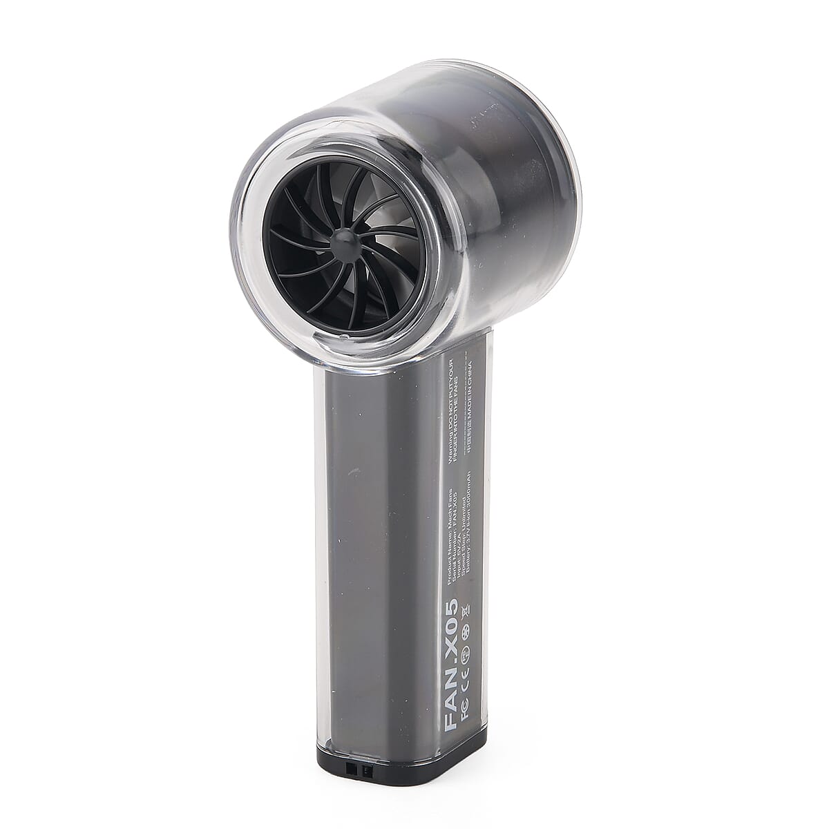 Livmore Black and Blue 1200mAh Battery Fan and Neck Cooler Set image number 2