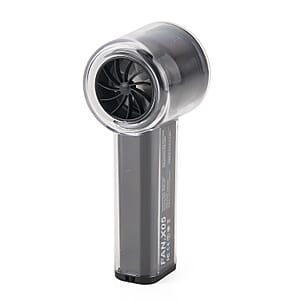 Livmore Black and Blue 1200mAh Battery Fan and Neck Cooler Set
