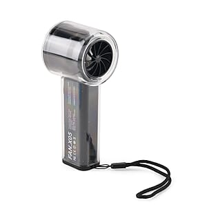 Livmore Black and Blue 1200mAh Battery Fan and Neck Cooler Set