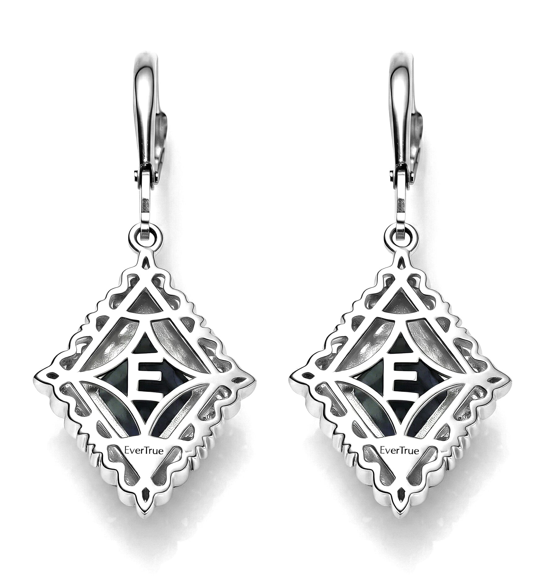 EverTrue Malagasy Labradorite 8.00 ctw Earrings in 18K YG Plated and Platinum Bond