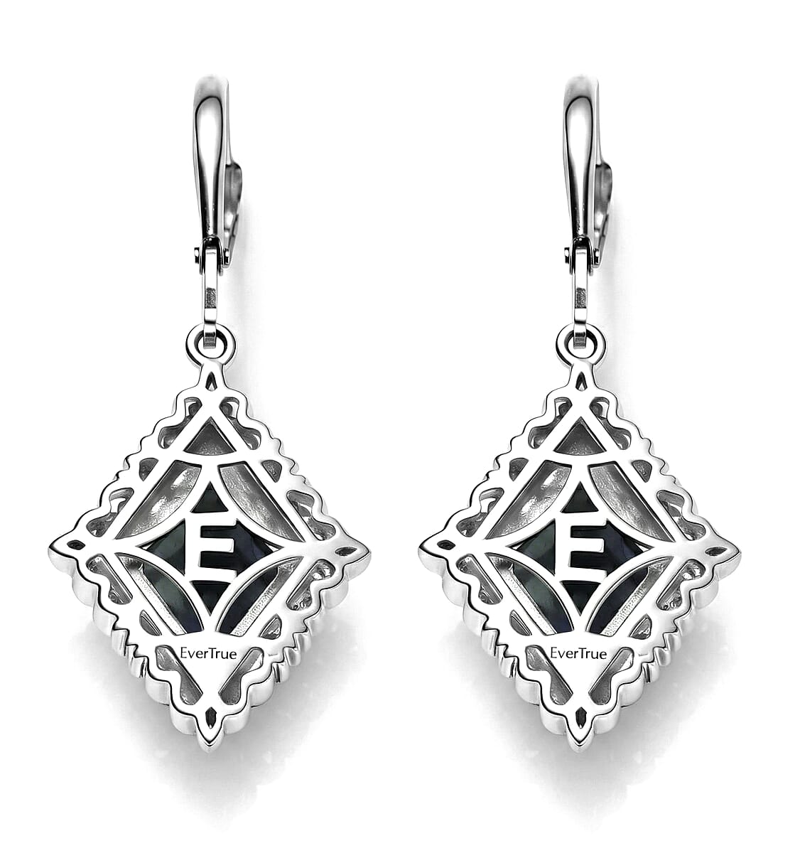 EverTrue Malagasy Labradorite 8.00 ctw Earrings in 18K YG Plated and Platinum Bond image number 4