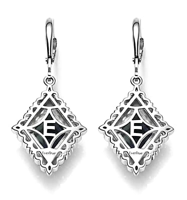 EverTrue Malagasy Labradorite 8.00 ctw Earrings in 18K YG Plated and Platinum Bond