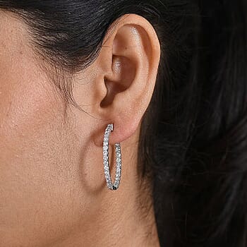Rhodium Over Sterling Silver - Product card gallery slide 2 (10178409955641)