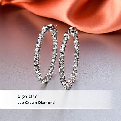Rhodium Over Sterling Silver - Product card gallery slide 3 (10178409955641)