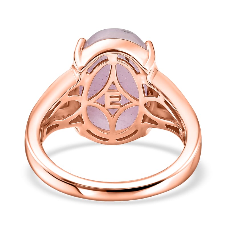 EverTrue Kunzite and Multi Gemstone 7.40 ctw Celestial Orbit Ring in 18K RG Plated (Size 10.0)
