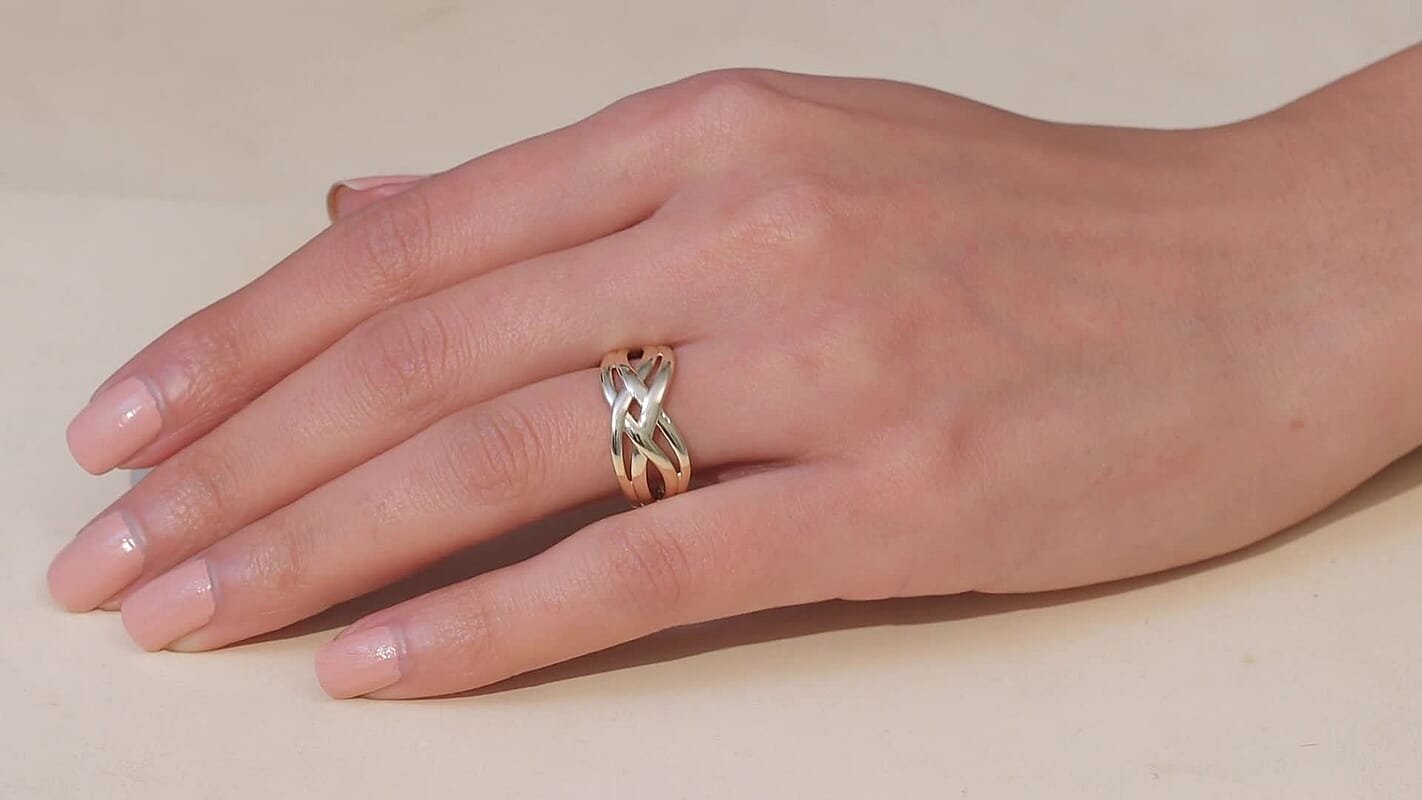 Luxoro 10K Yellow Gold  Fancy Ring,  Gold Wt. 4 g