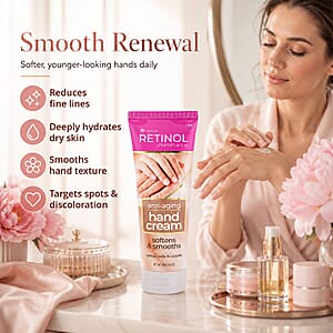 Retinol Vitamin Enriched Anti-Aging Hand Cream (3.4oz) Made in US