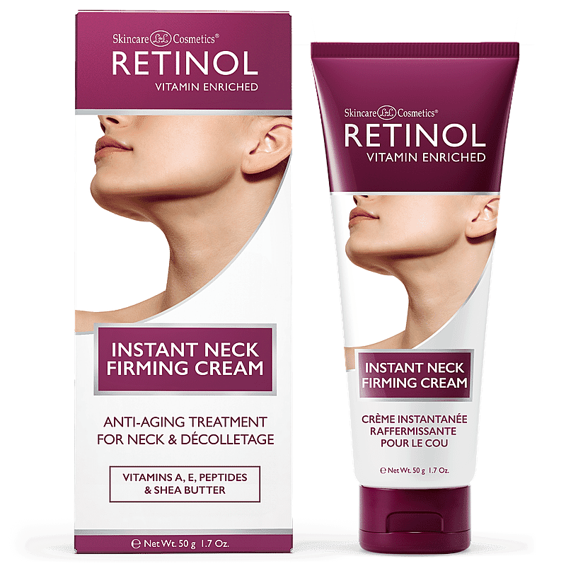 Retinol Vitamin Enriched Instant Neck Firming Cream (1.7oz) Made in Korea
