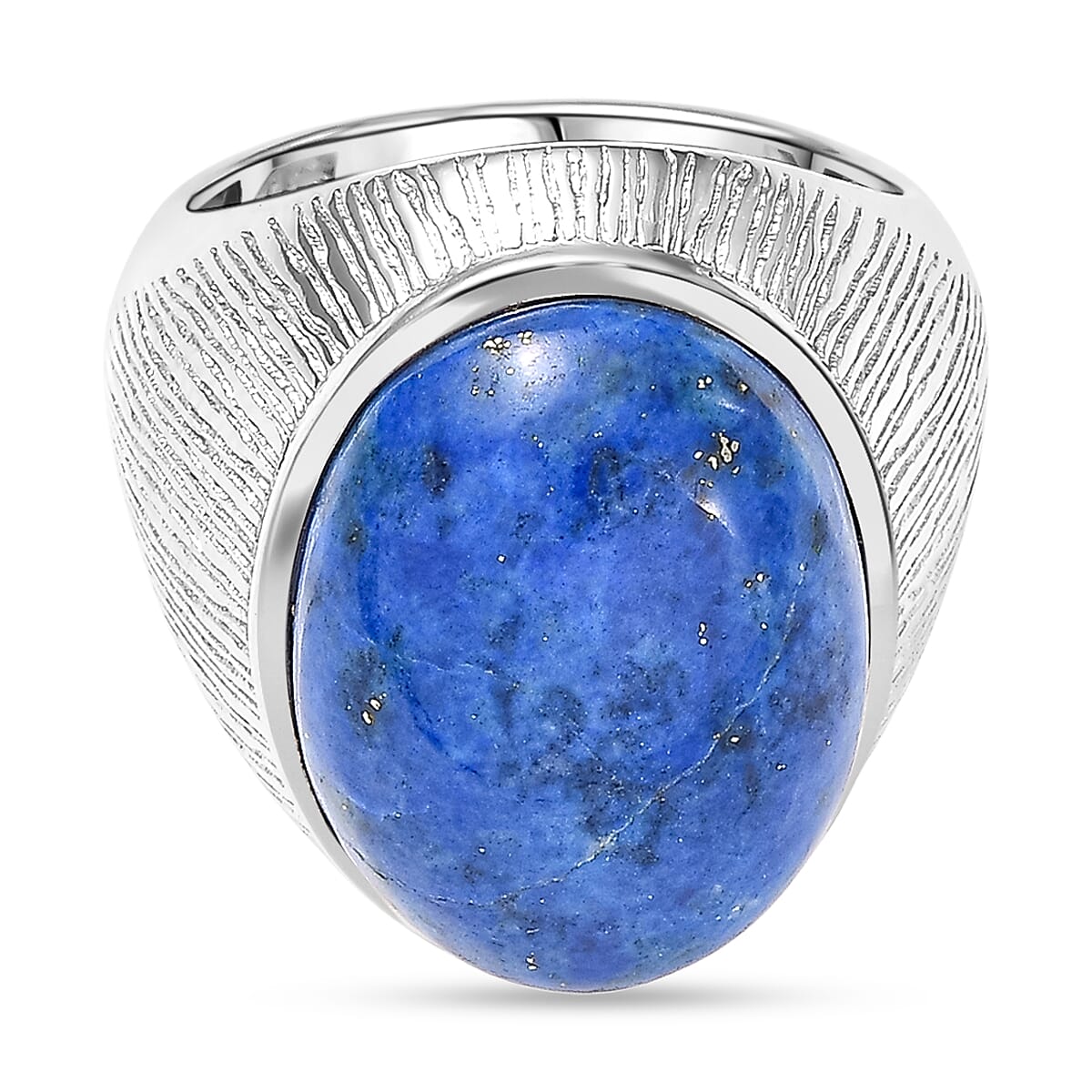 EverTrue Lapis Lagoon 14.75 ctw Ring in Platinum Bond (Size 8.5)