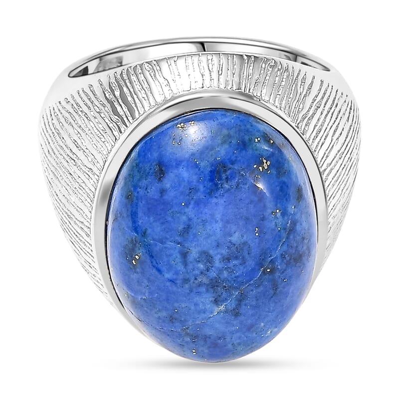 EverTrue Lapis Lagoon 14.75 ctw Ring in Platinum Bond (Size 8.5)