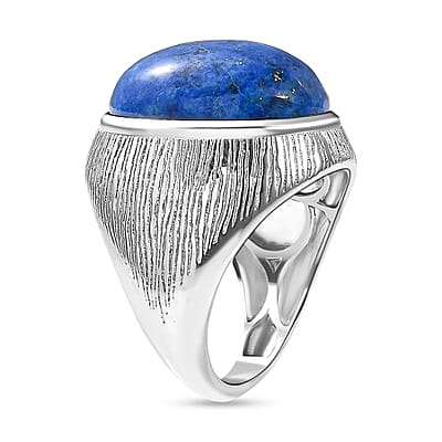 EverTrue Lapis Lagoon 14.75 ctw Ring in Platinum Bond (Size 8.5)