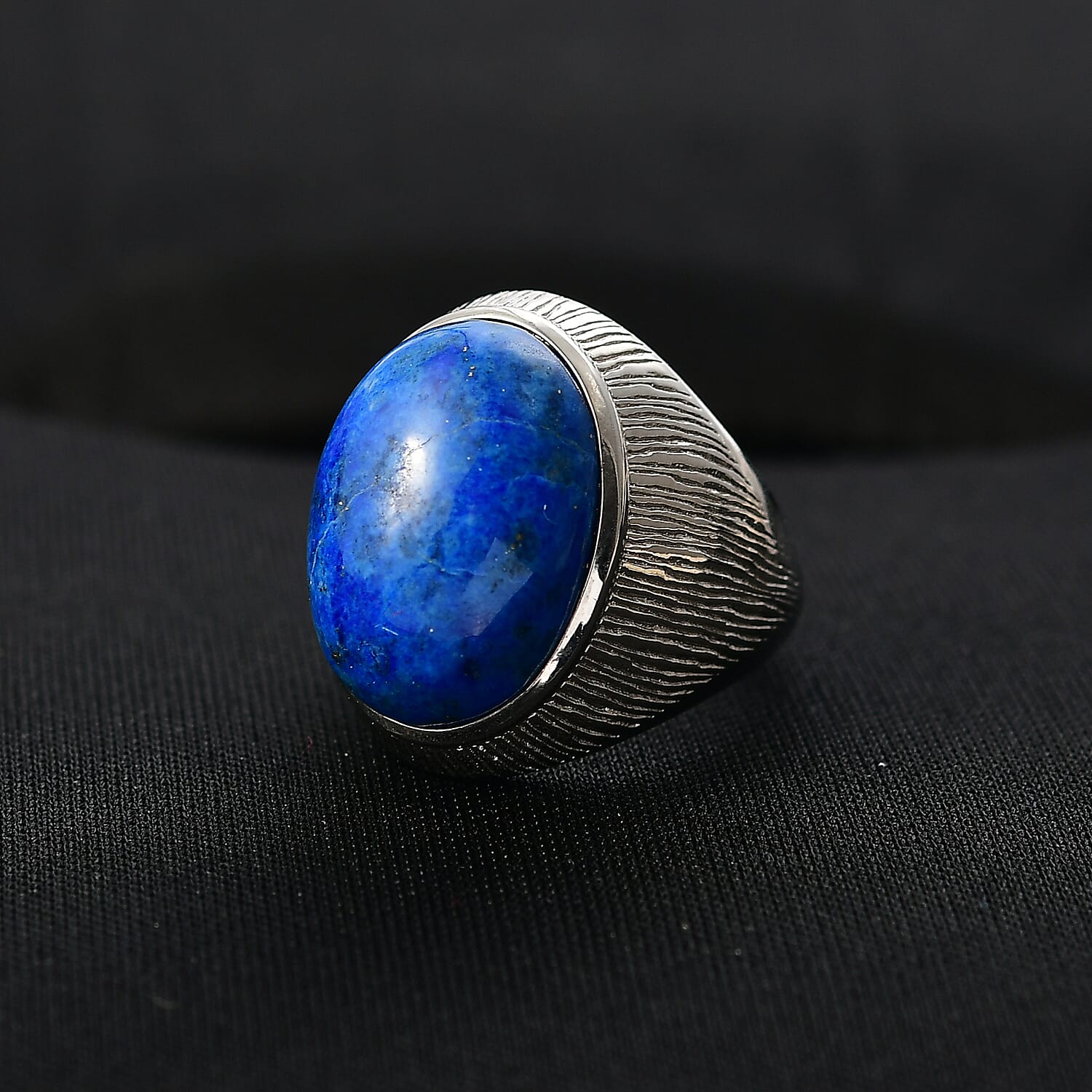 EverTrue Lapis Lagoon 14.75 ctw Ring in Platinum Bond (Size 9.0)