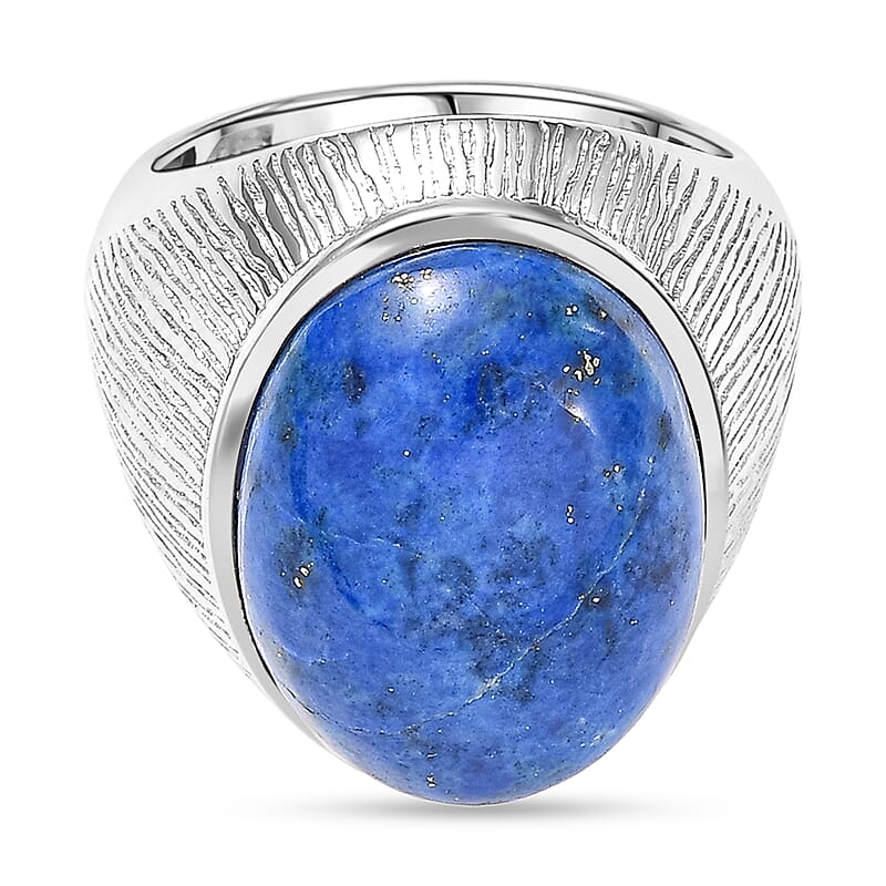 EverTrue Lapis Lagoon 14.75 ctw Ring in Platinum Bond (Size 9.5)